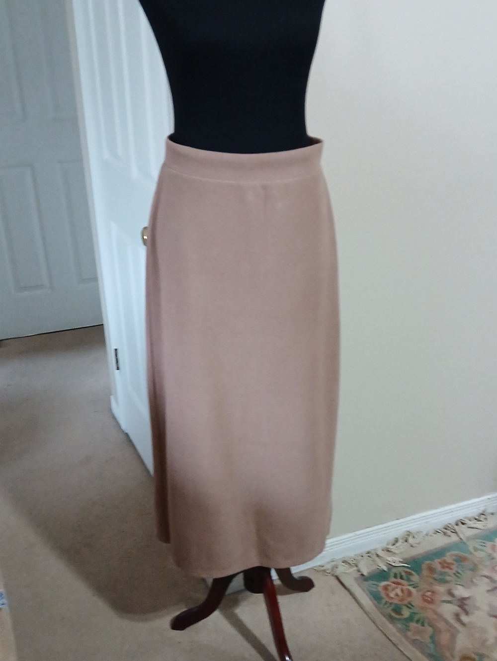 Old Navy Taupe Midi Skirt